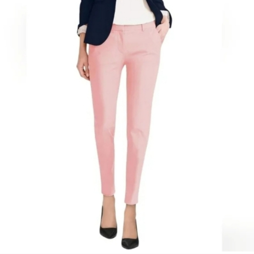 Hybrid & Company Flat Front Stretch Trousers Chino Pants